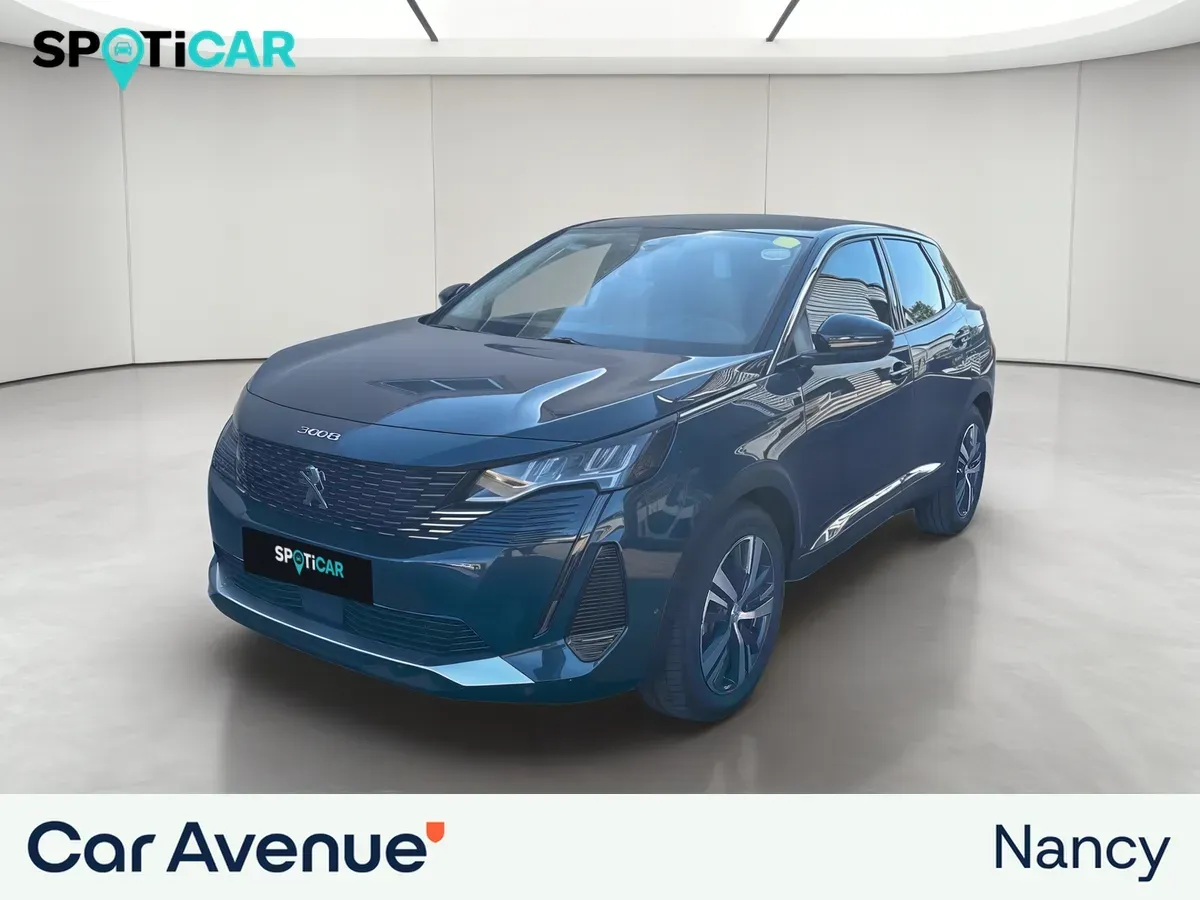 Peugeot 3008 bleu d'occasion
