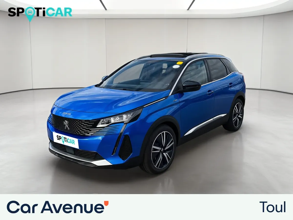 Peugeot 3008 bleu d'occasion