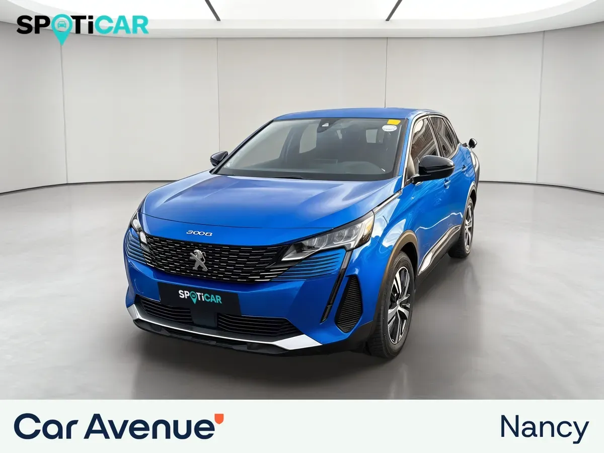Peugeot 3008 bleu d'occasion