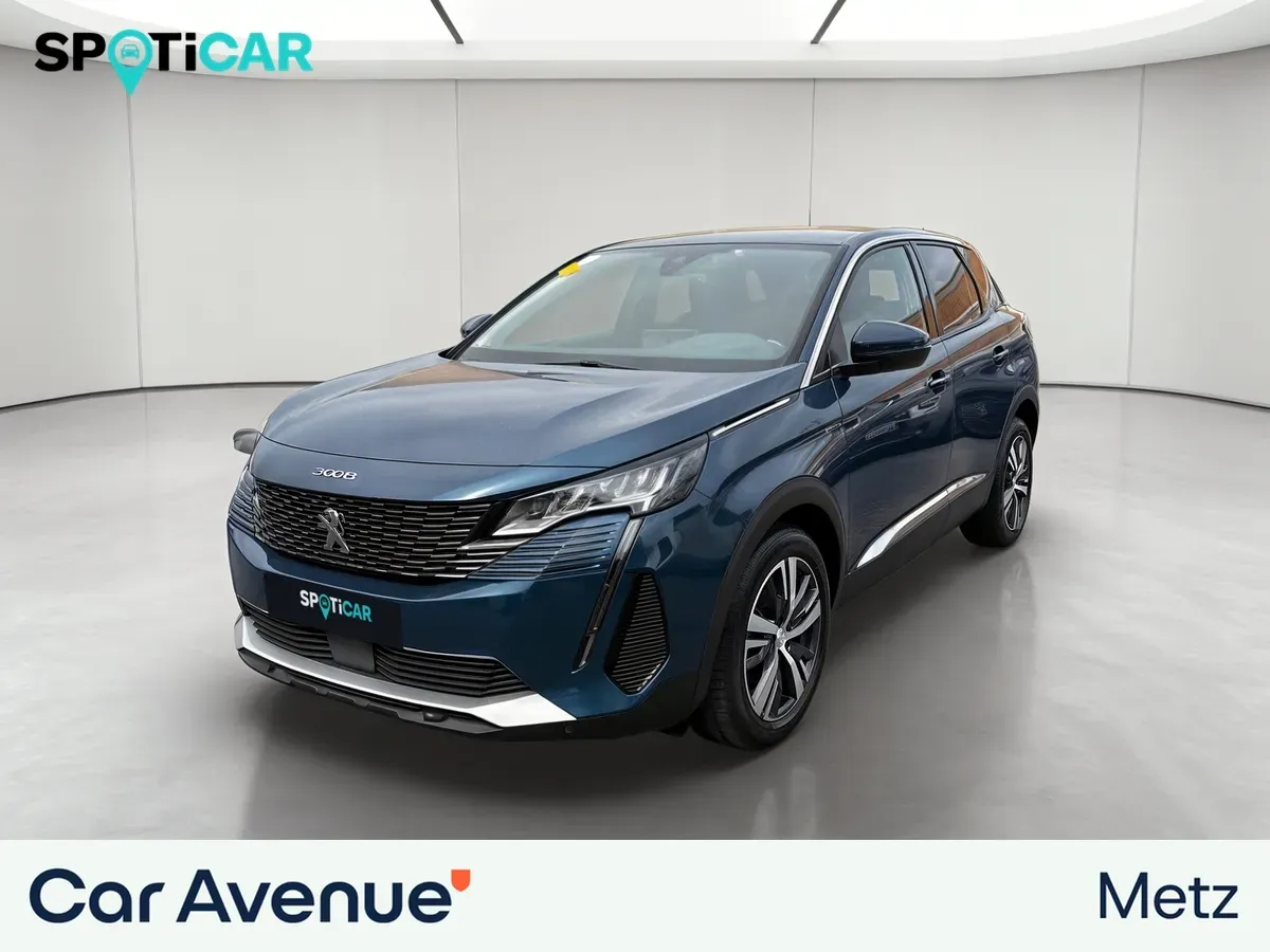 Peugeot 3008 bleu d'occasion