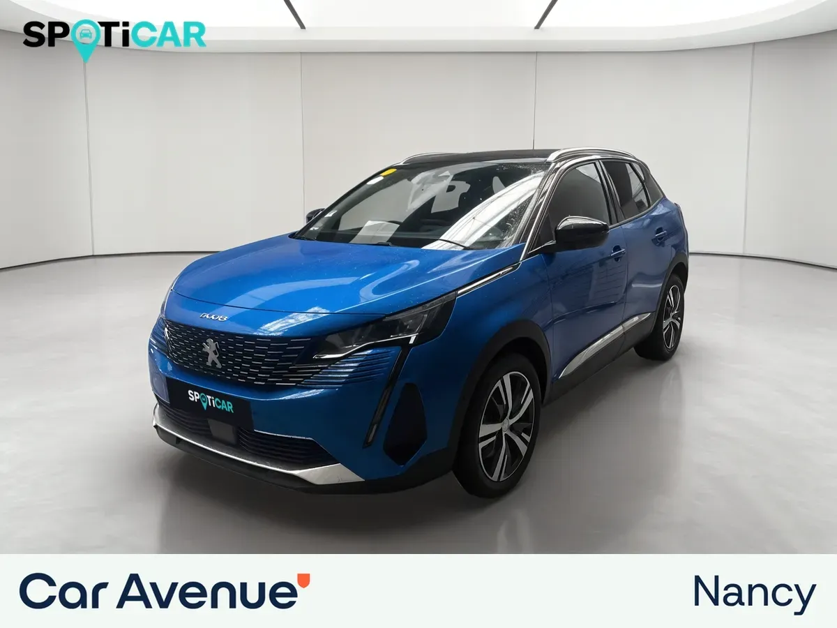 Peugeot 3008 bleu d'occasion