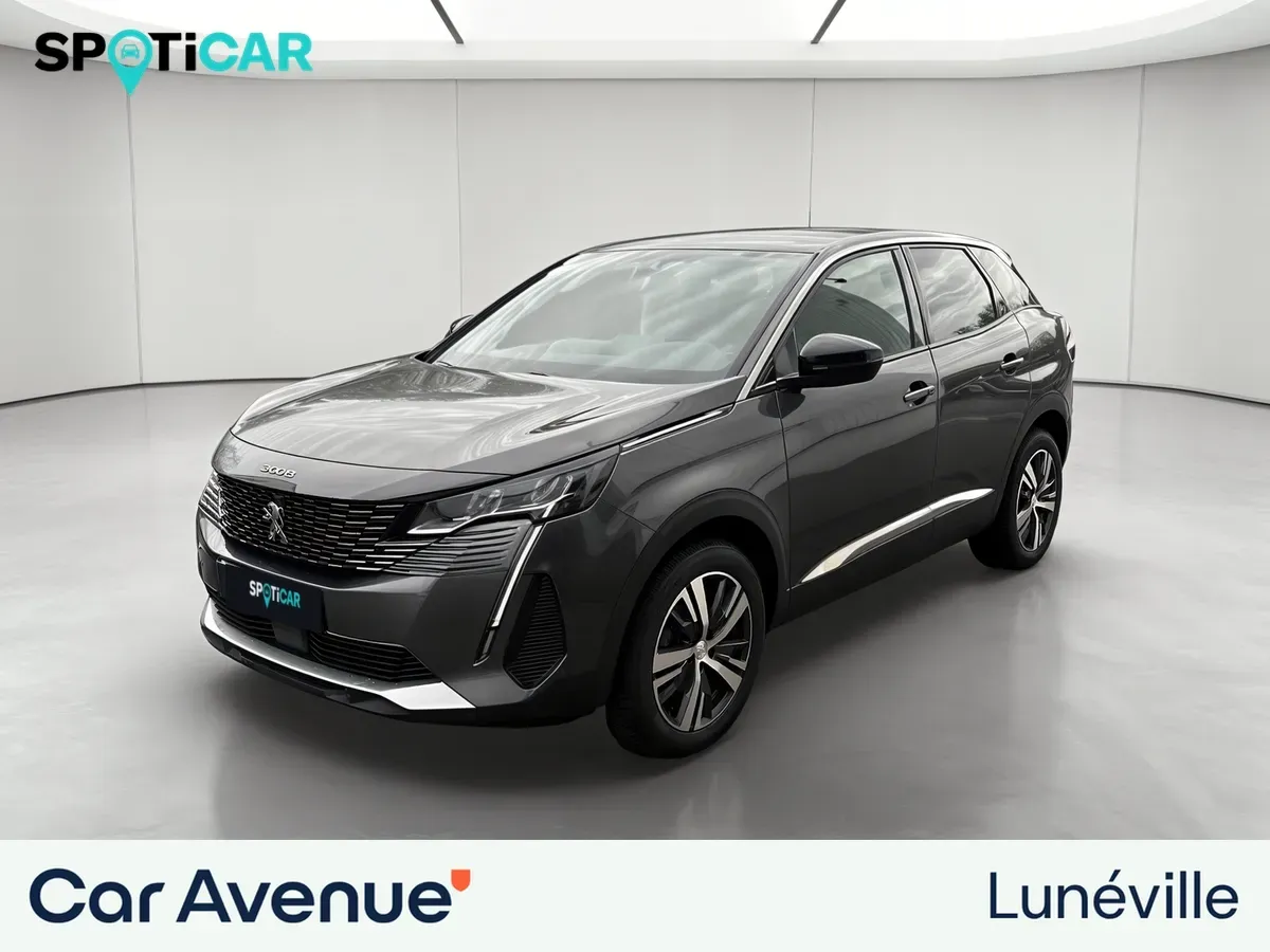 Peugeot 3008 gris d'occasion