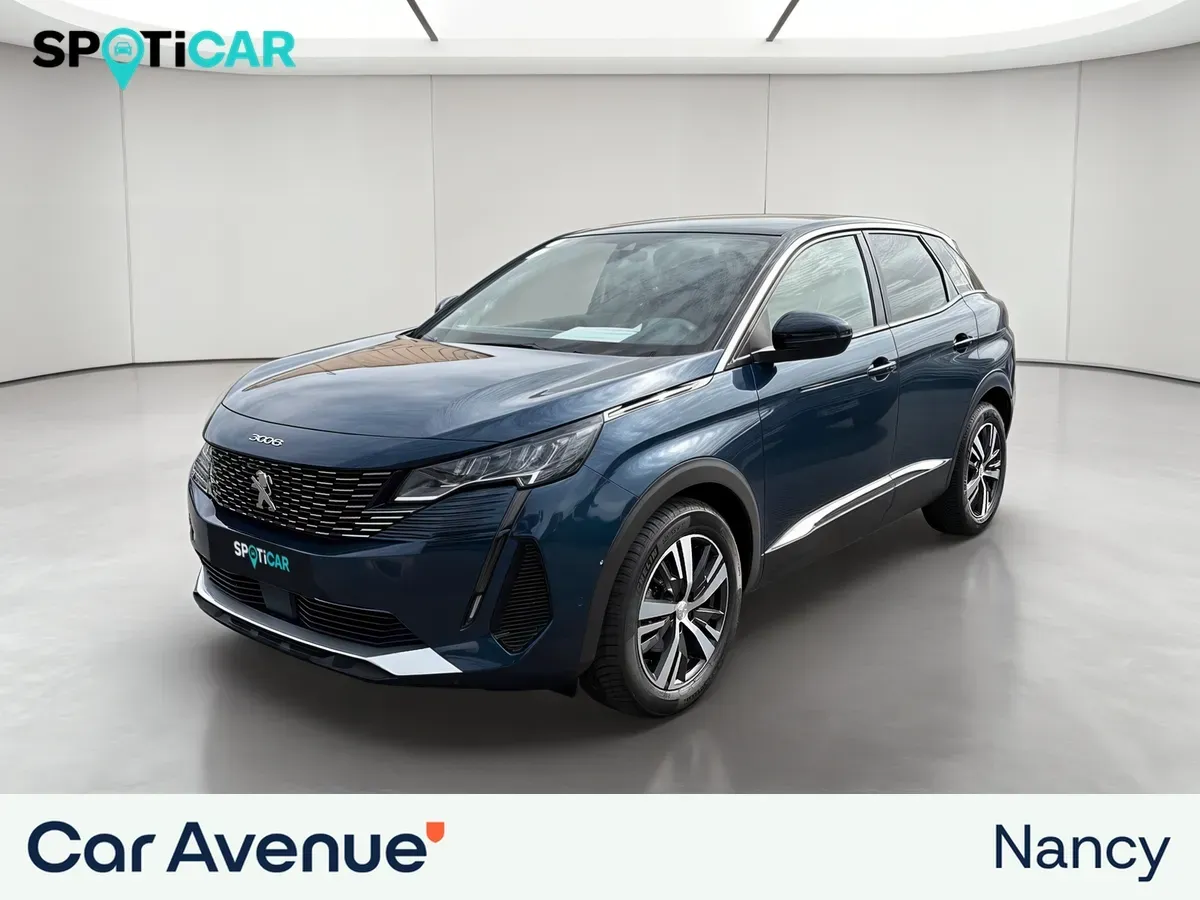 Peugeot 3008 bleu d'occasion