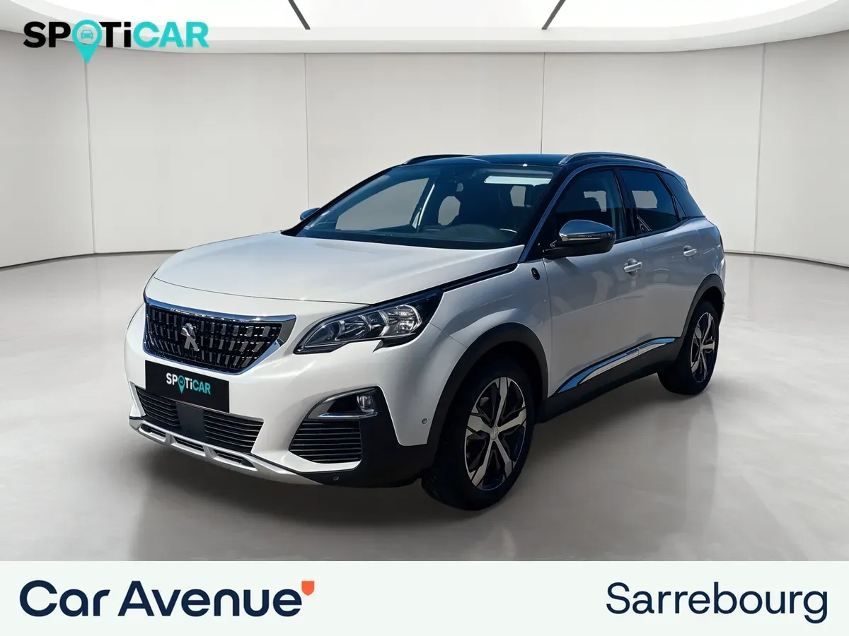 Peugeot 3008 blanc d'occasion