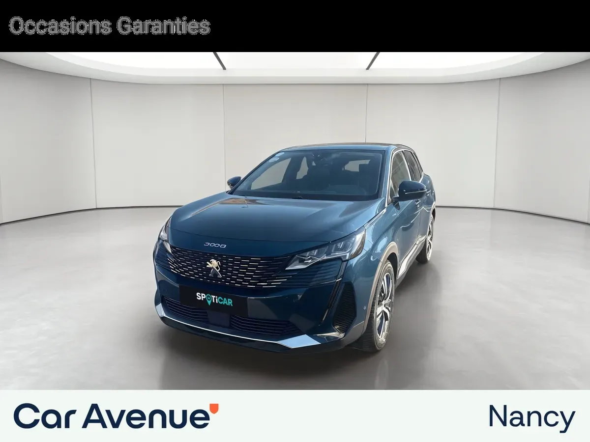 Peugeot 3008 bleu d'occasion