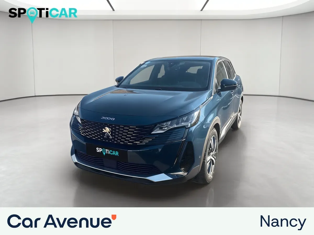 Peugeot 3008 bleu d'occasion