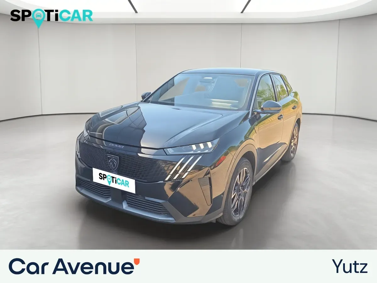 Peugeot 3008 noir d'occasion