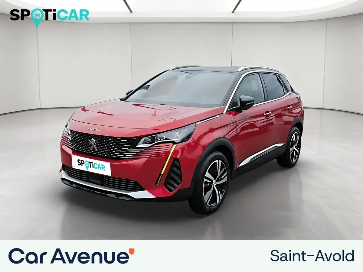 Peugeot 3008 rouge d'occasion