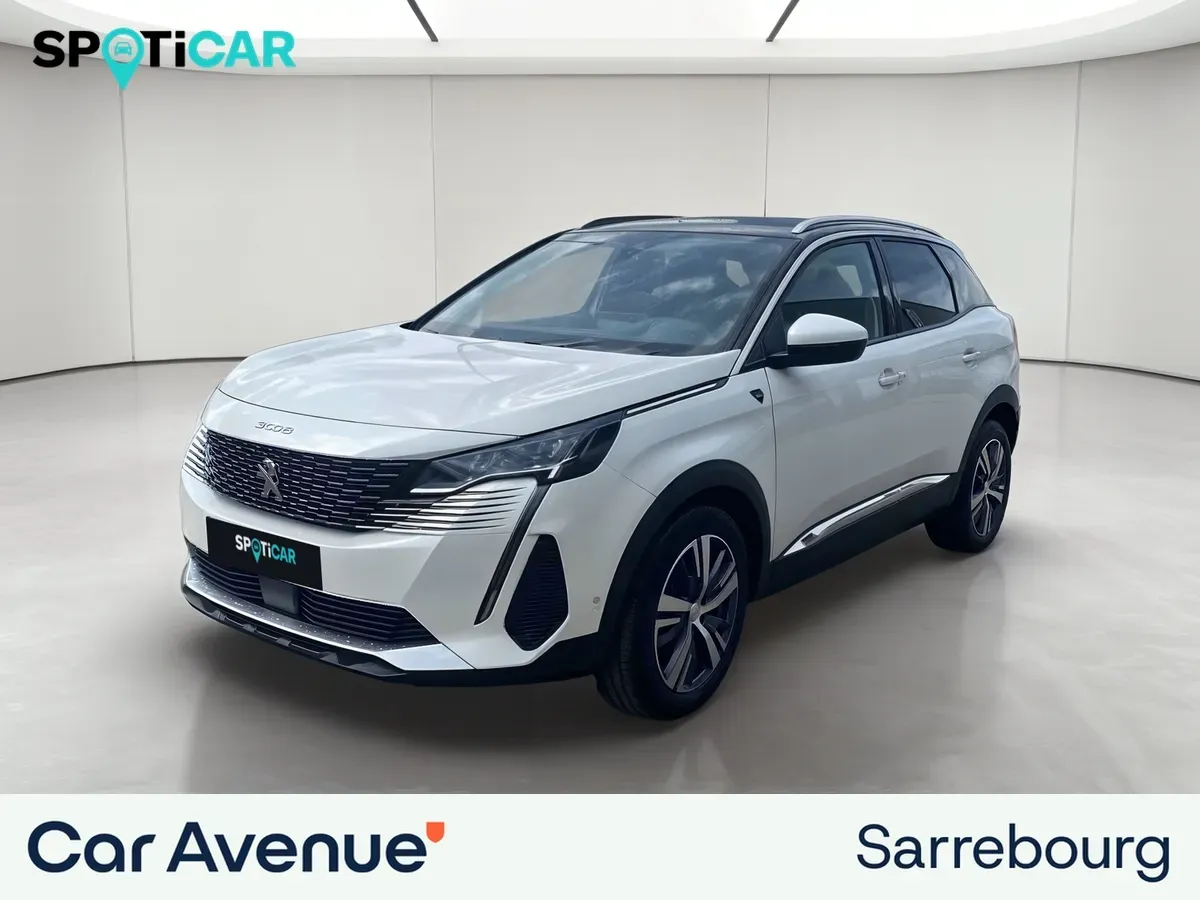 Peugeot 3008 blanc d'occasion