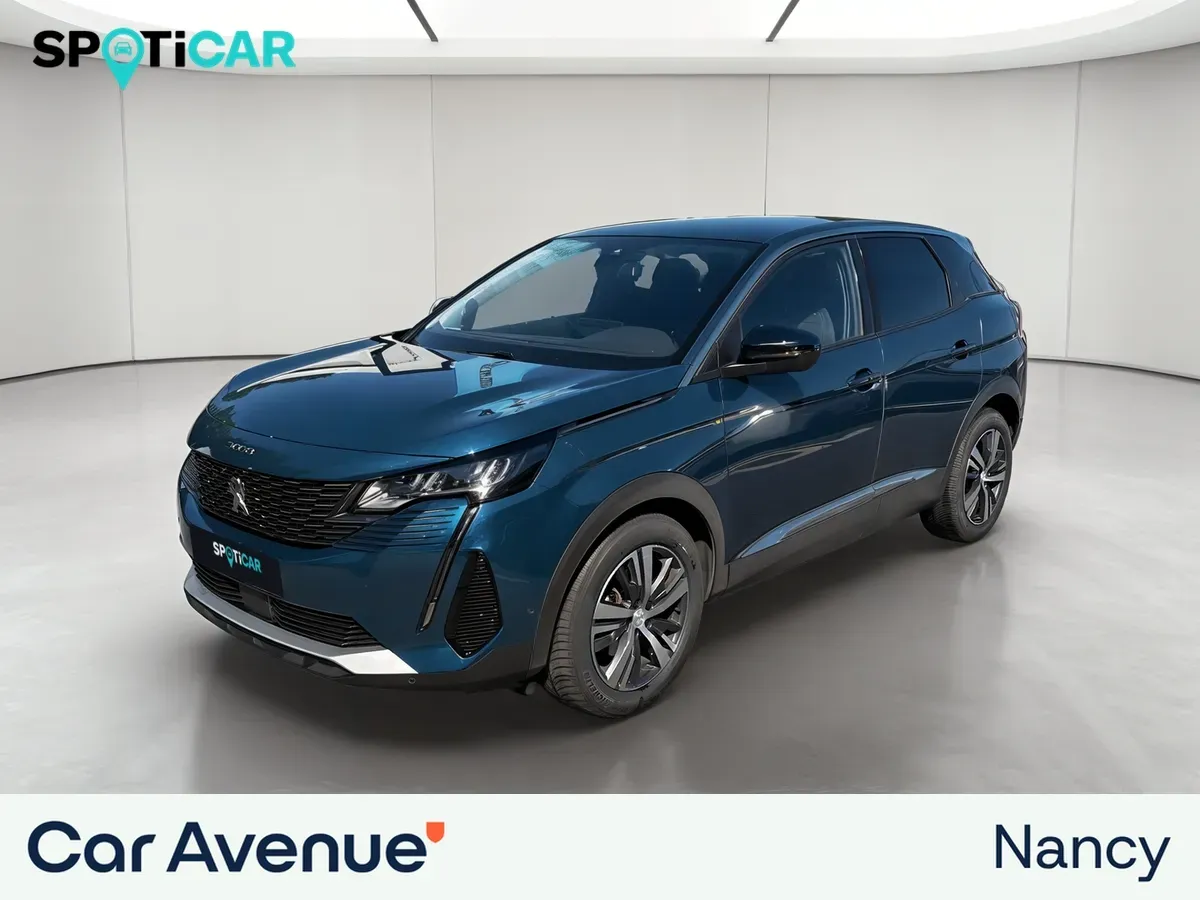 Peugeot 3008 bleu d'occasion