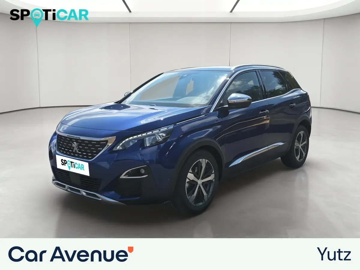 Peugeot 3008 bleu d'occasion