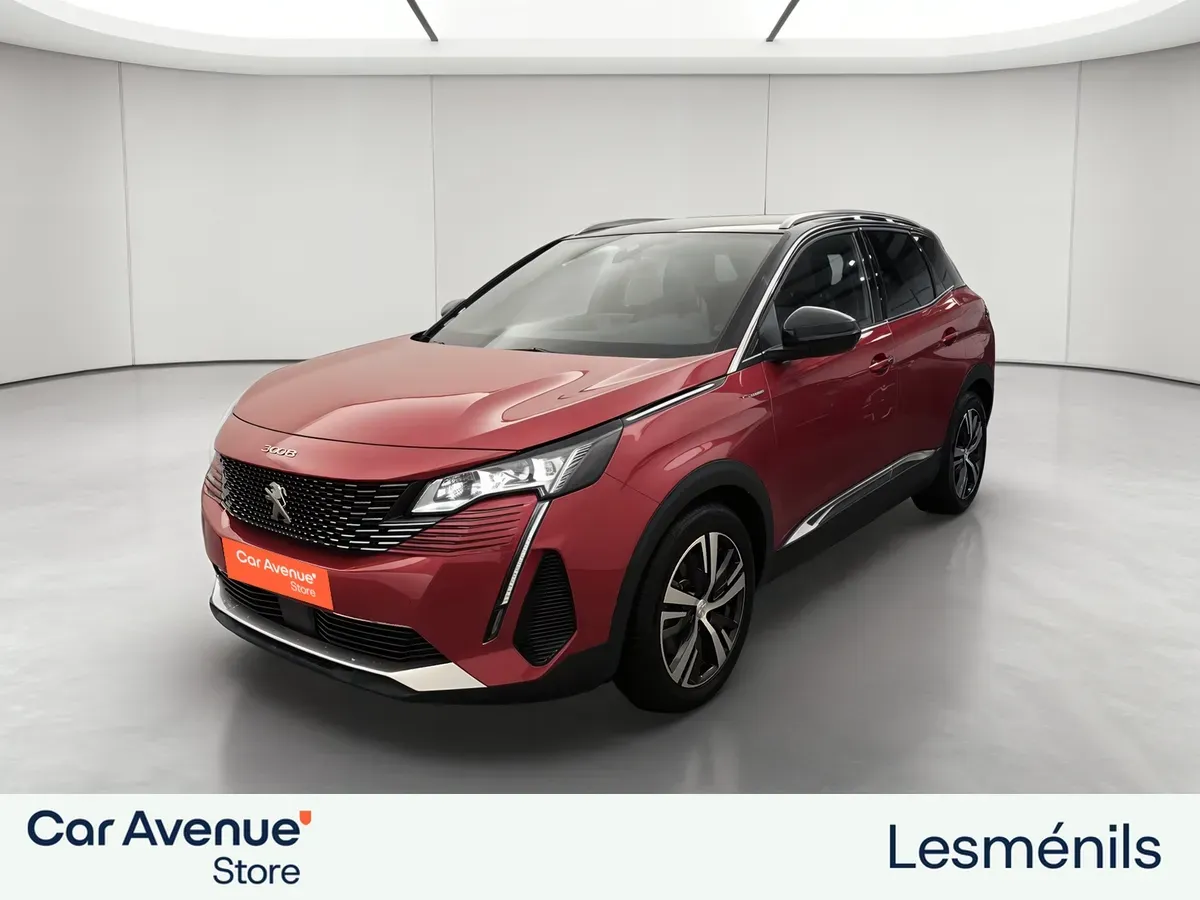 Peugeot 3008 rouge d'occasion
