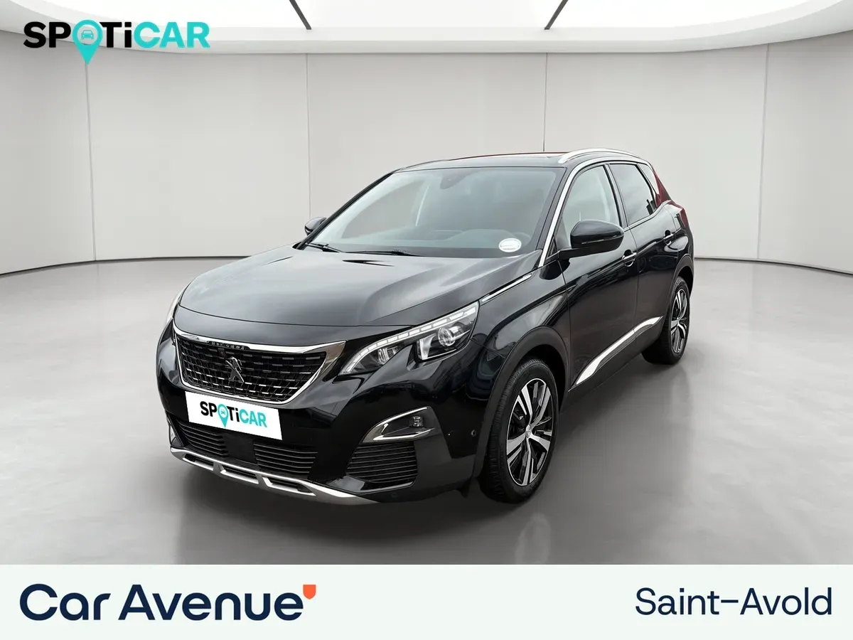 Peugeot 3008 noir d'occasion