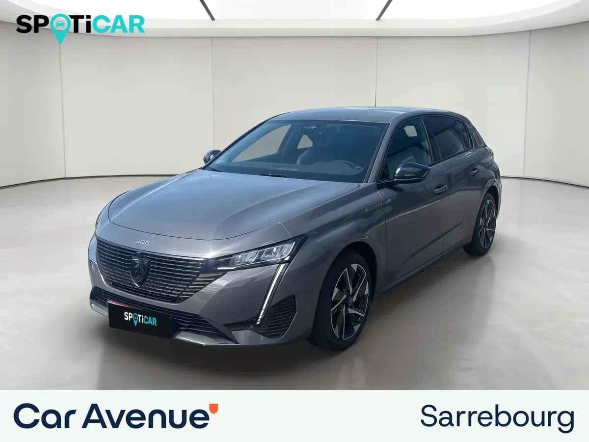 Peugeot 308 gris d'occasion