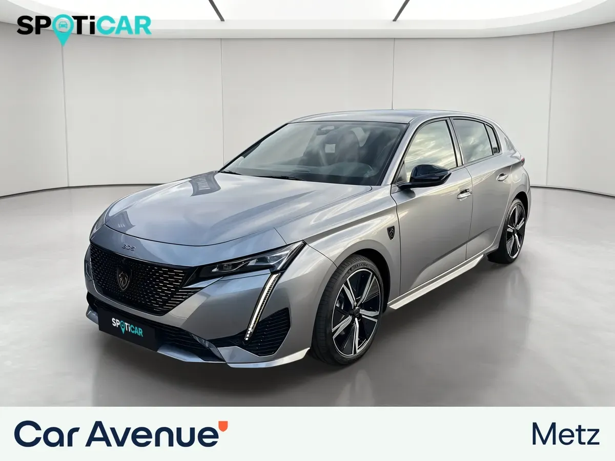 Peugeot 308 grise d'occasion