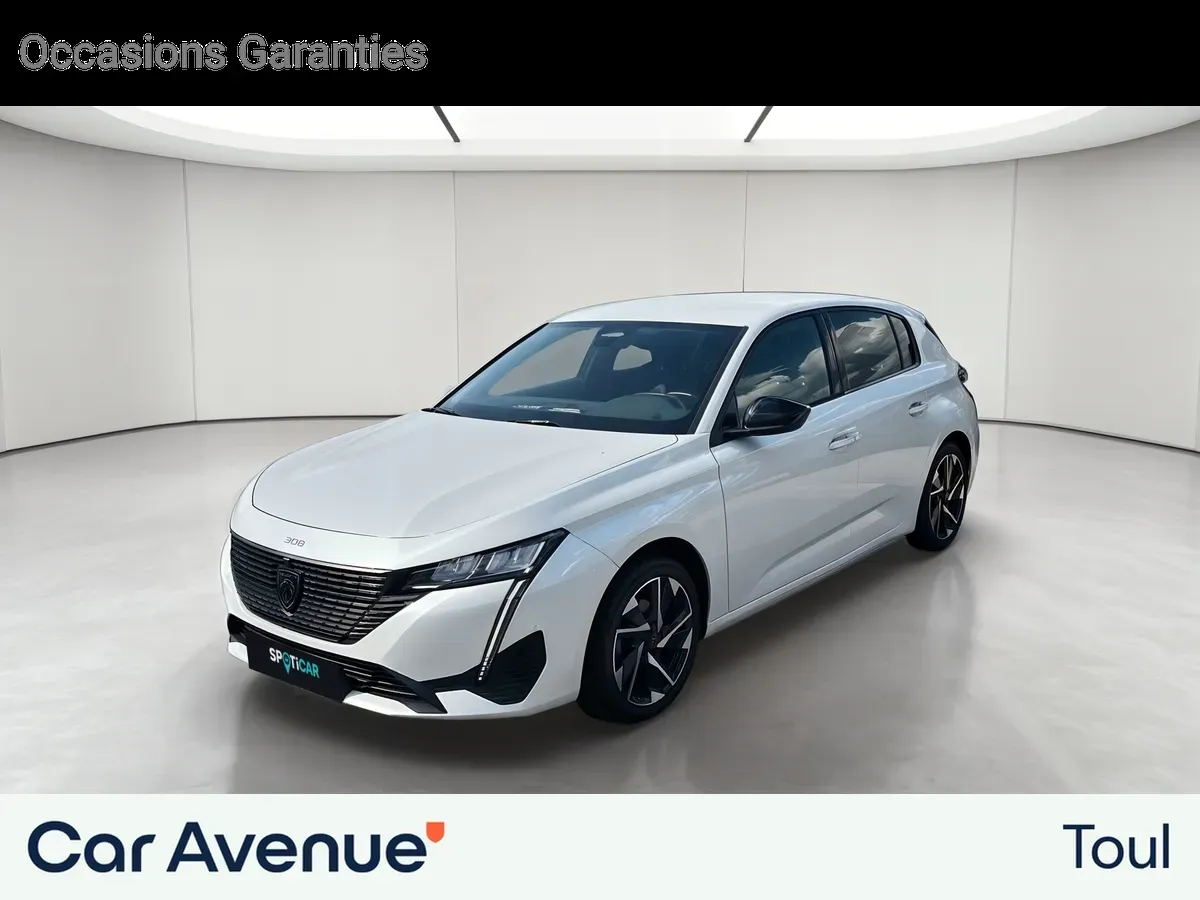 Peugeot 308 blanc banquise (o) d'occasion