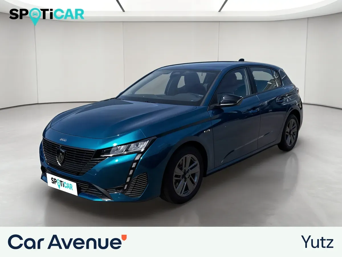 Peugeot 308 bleu d'occasion