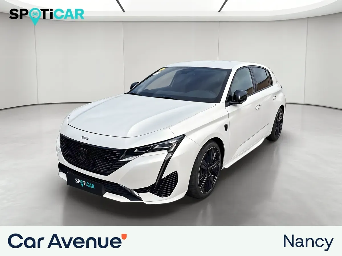 Peugeot 308 blanc d'occasion
