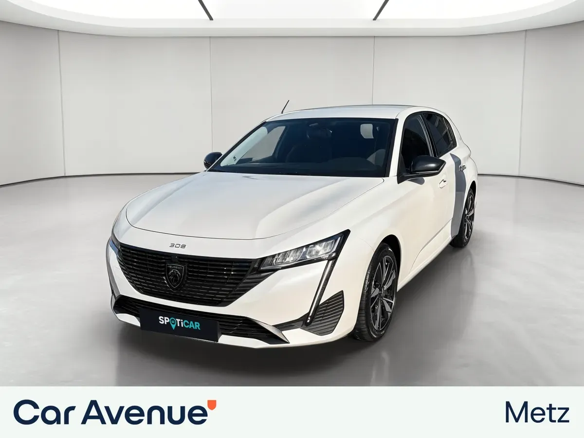 Peugeot 308 blanc d'occasion
