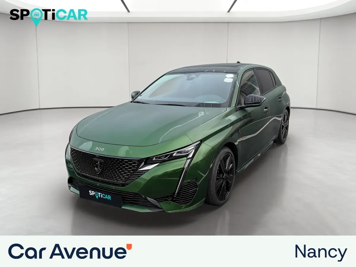 Peugeot 308 vert d'occasion