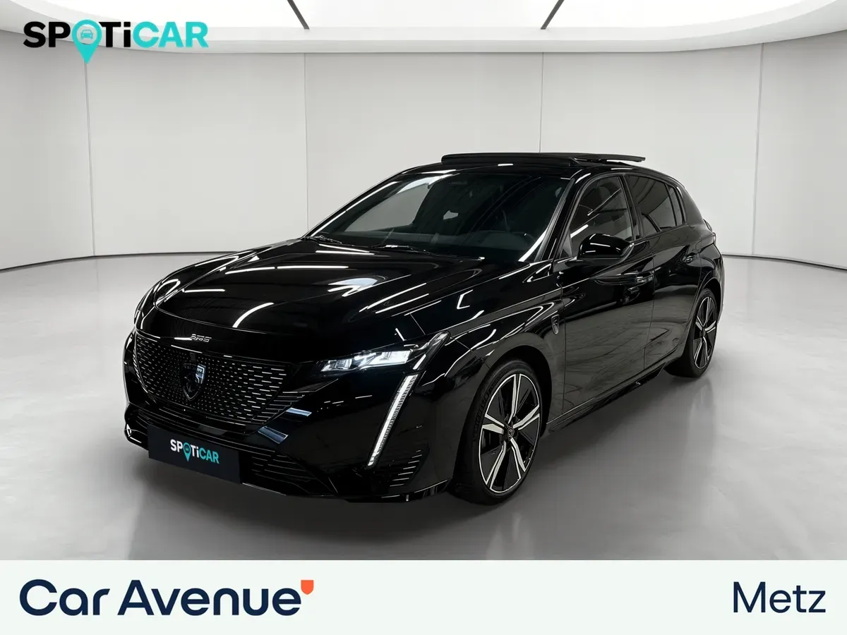 Peugeot 308 noir d'occasion