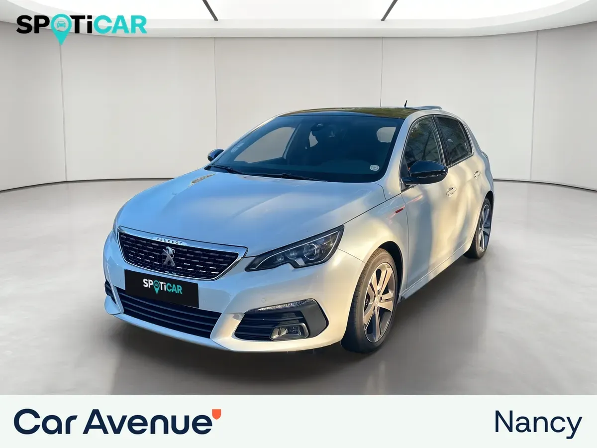 Peugeot 308 blanc d'occasion