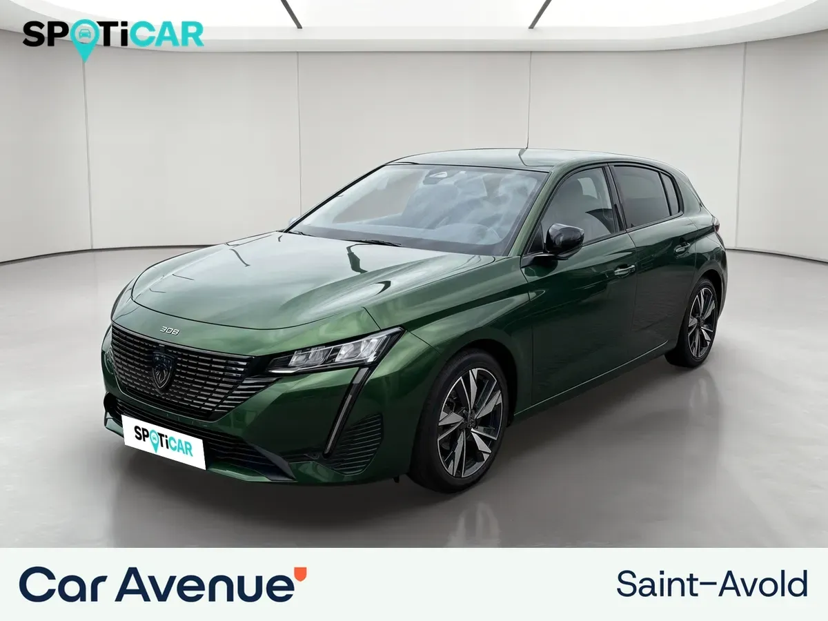 Peugeot 308 teinte m. vert olivine d'occasion