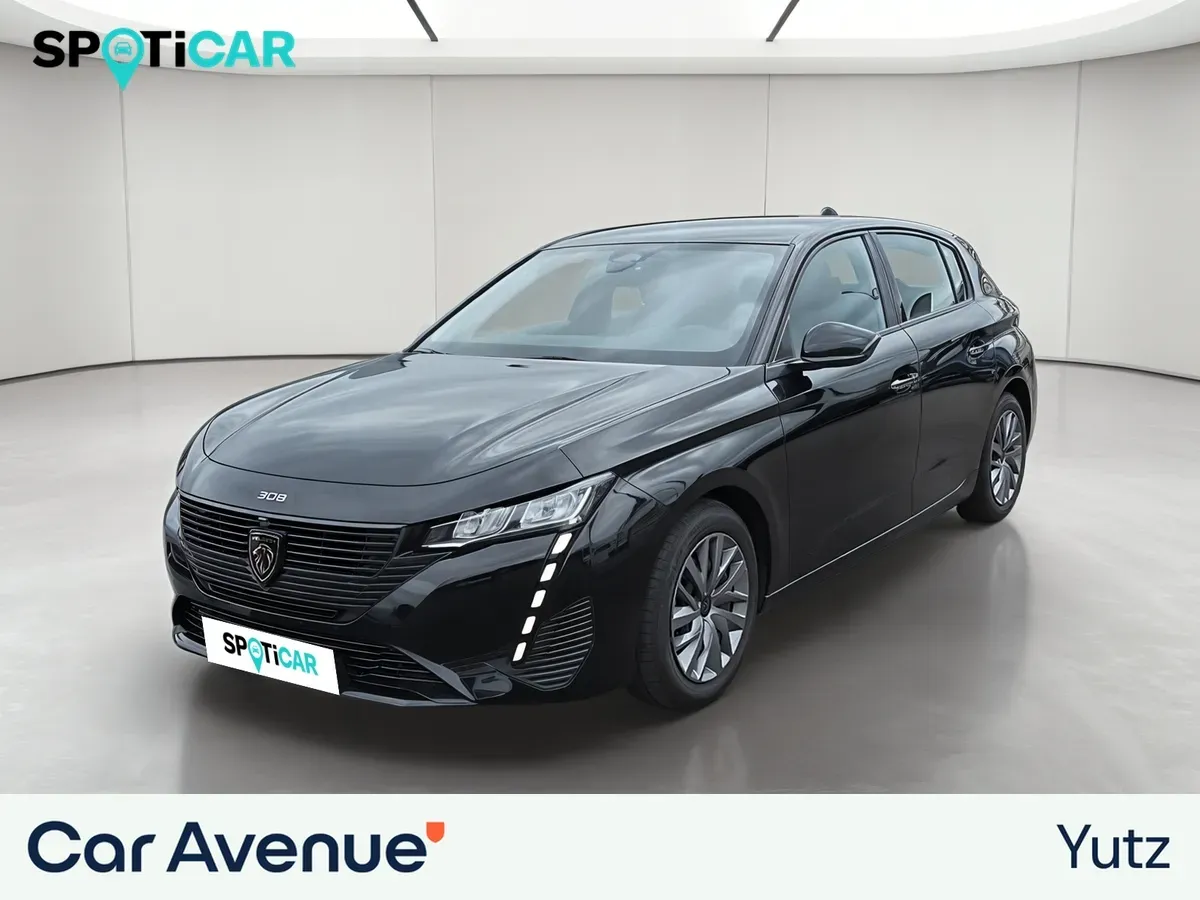 Peugeot 308 noir d'occasion