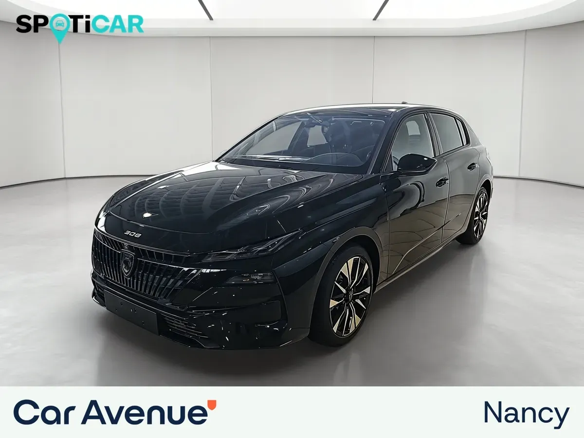 Peugeot 308 noir d'occasion