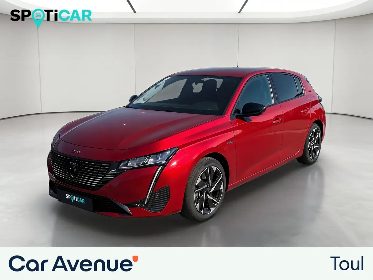 Peugeot 308 rouge d'occasion