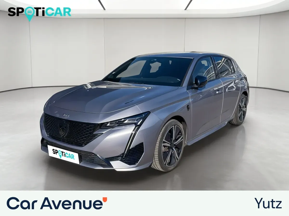 Peugeot 308 gris d'occasion