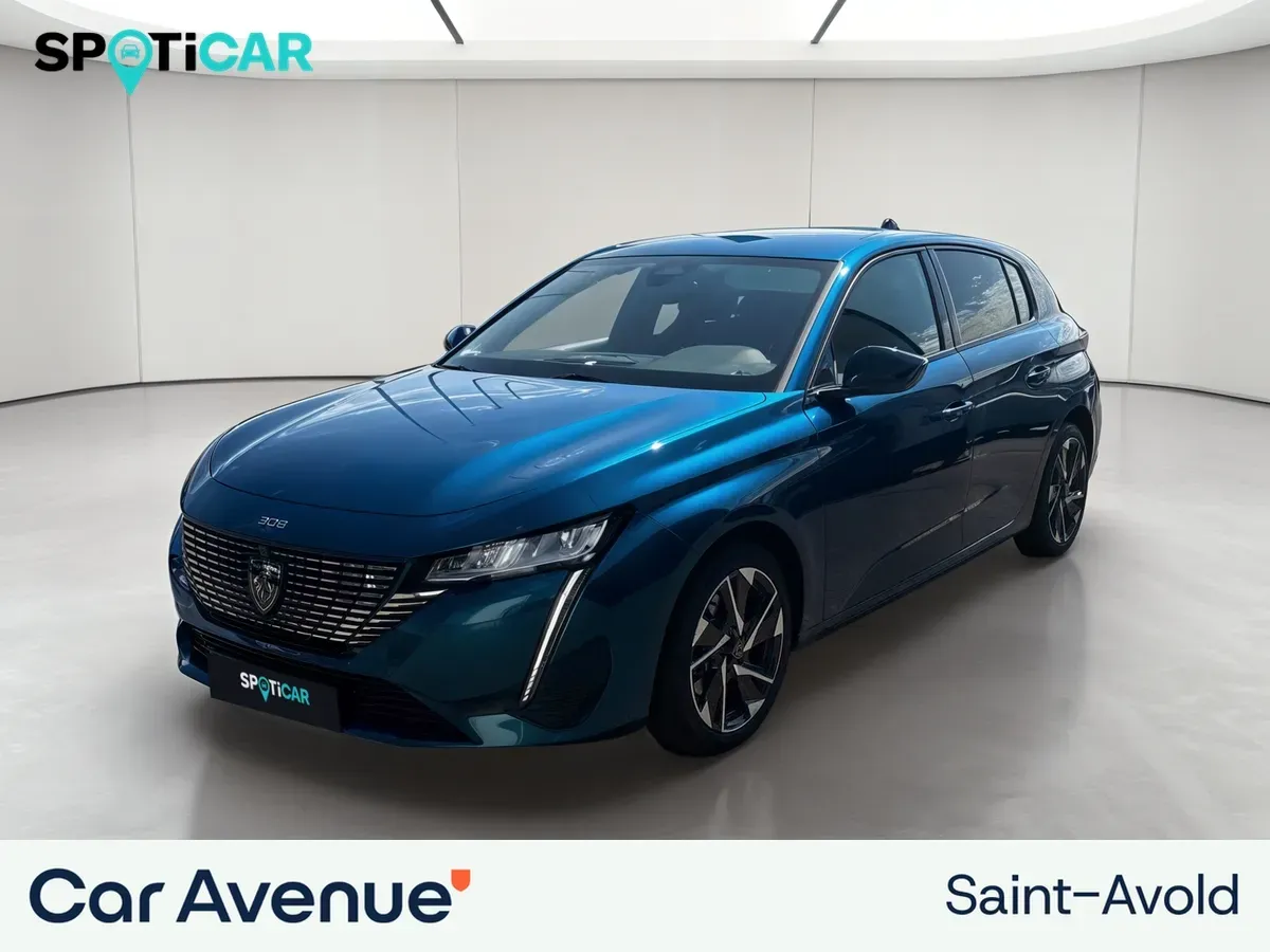 Peugeot 308 bleu d'occasion