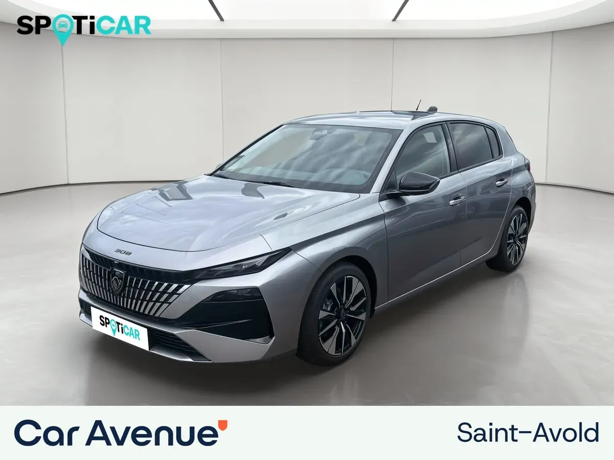 Peugeot 308 gris d'occasion