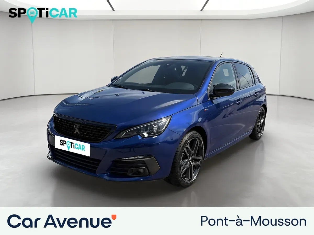 Peugeot 308 bleu magnetic d'occasion