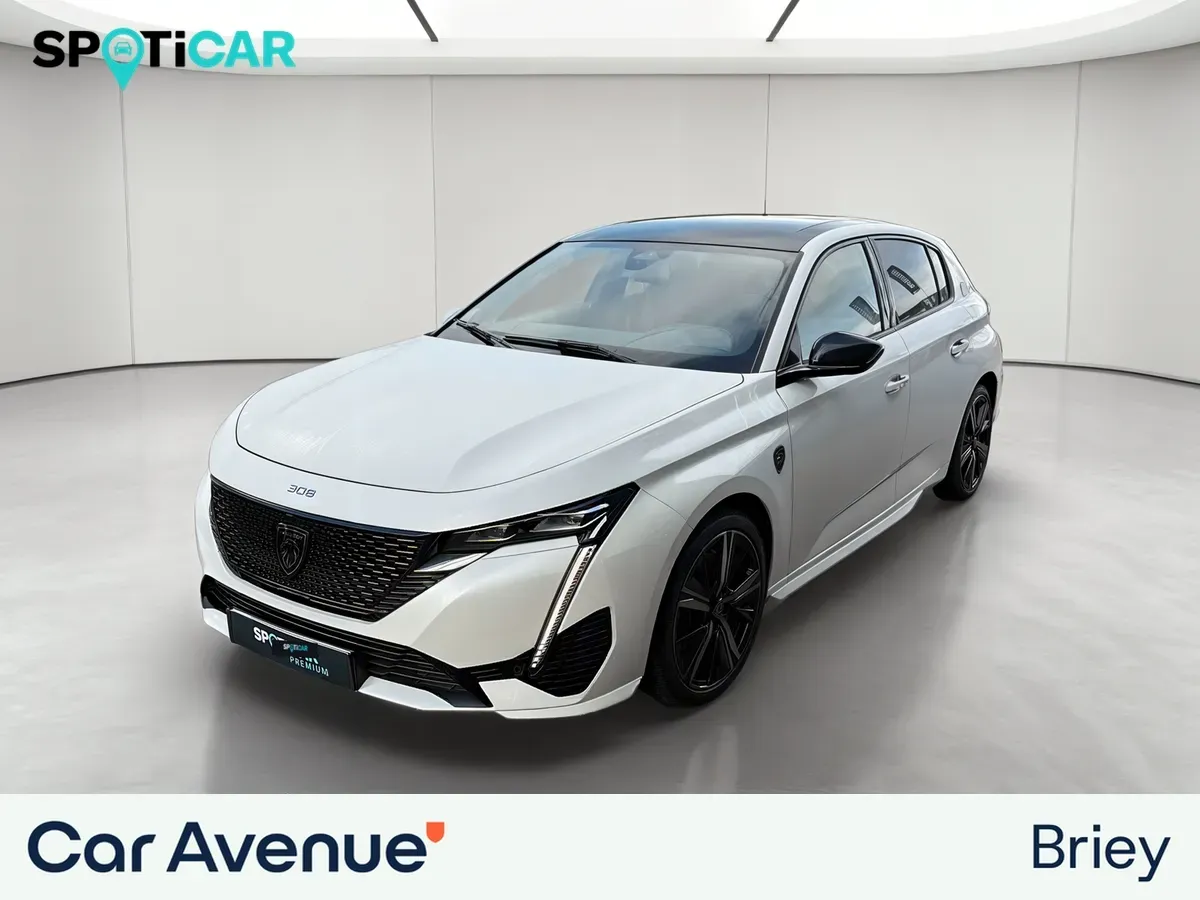 Peugeot 308 blanc d'occasion