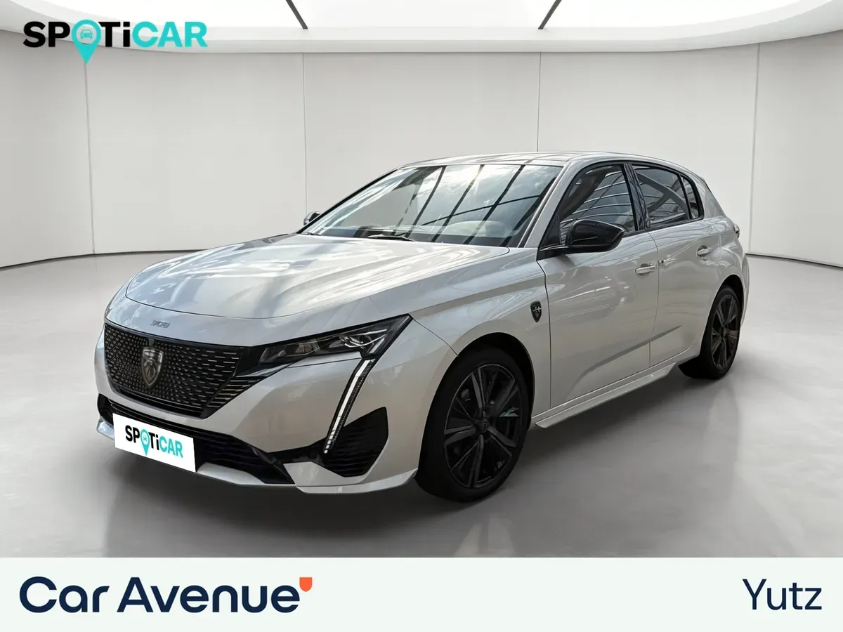 Peugeot 308 blanc d'occasion