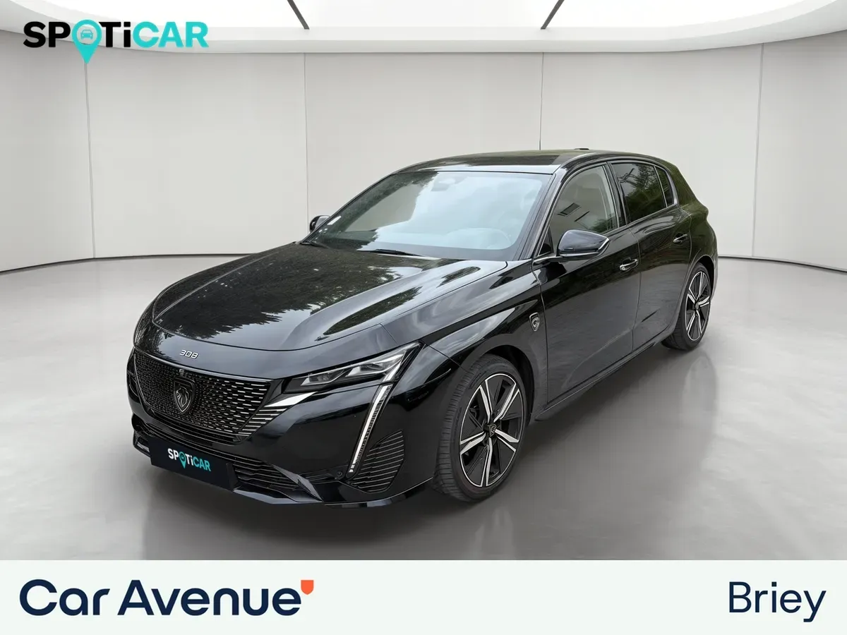 Peugeot 308 noir d'occasion