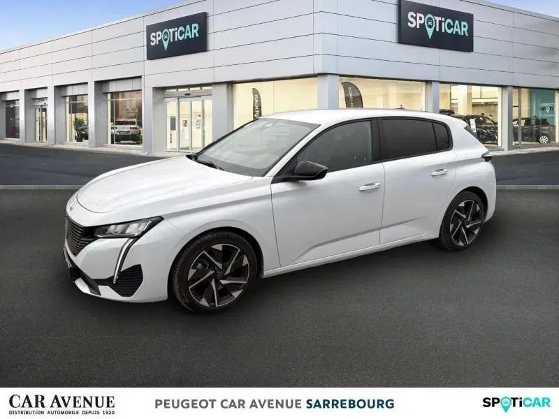 Peugeot 308 blanc d'occasion