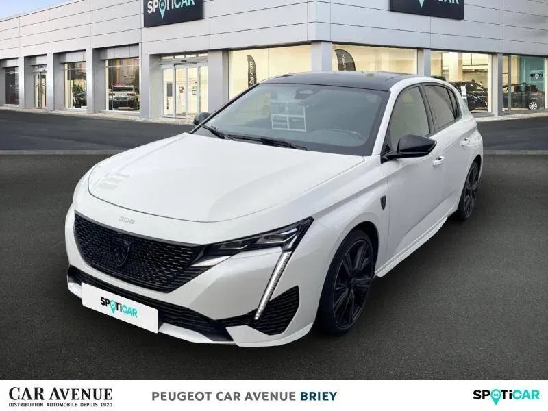 Peugeot 308 blanc d'occasion