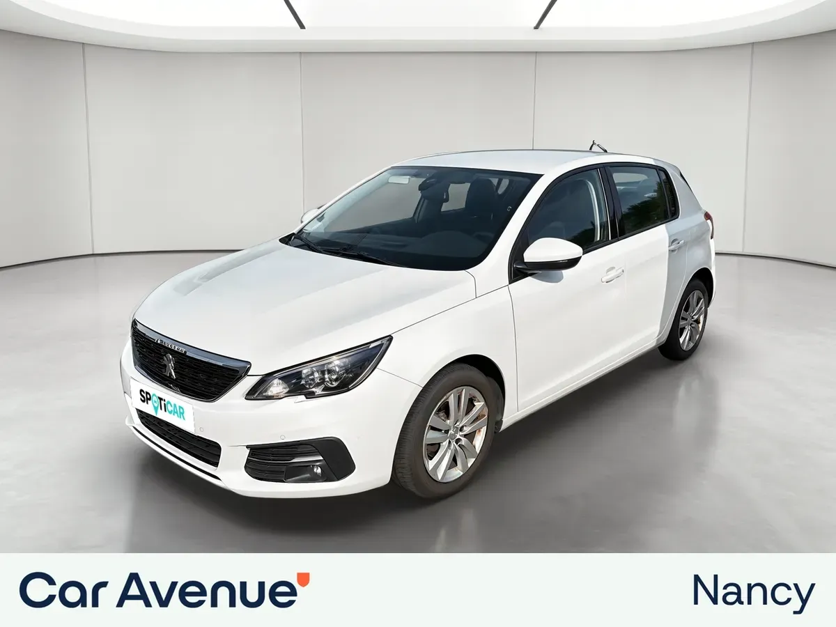 Peugeot 308 blanc d'occasion