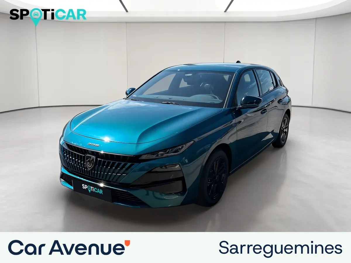 Peugeot 308 bleu lagoa (m) neuf