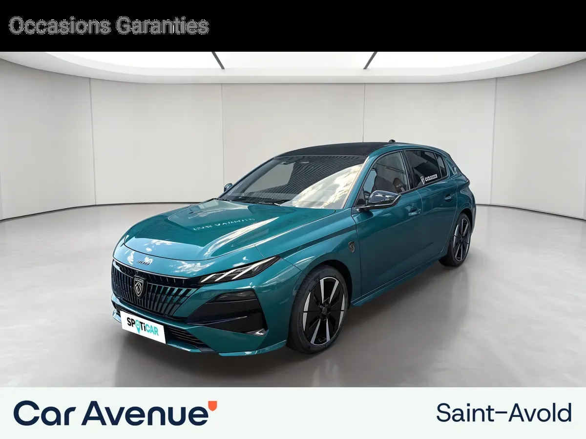Peugeot 308 ELECTRIQUE bleu lagoa (m) neuf