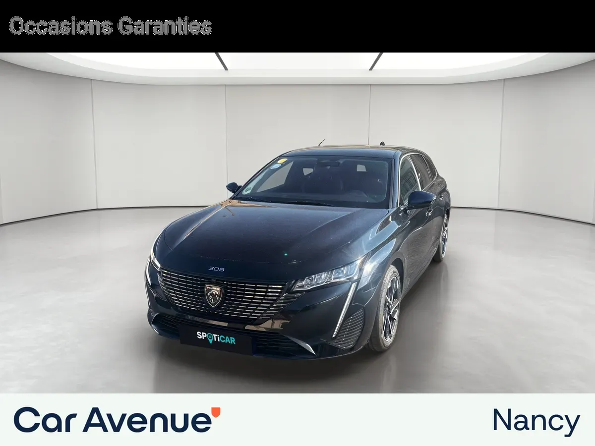 Peugeot 308 SW noir d'occasion