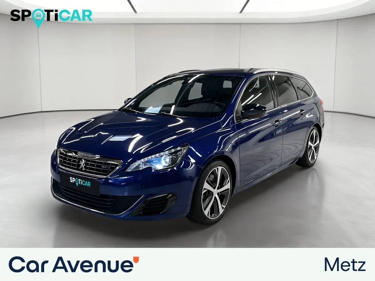 Peugeot 308 SW bleu d'occasion