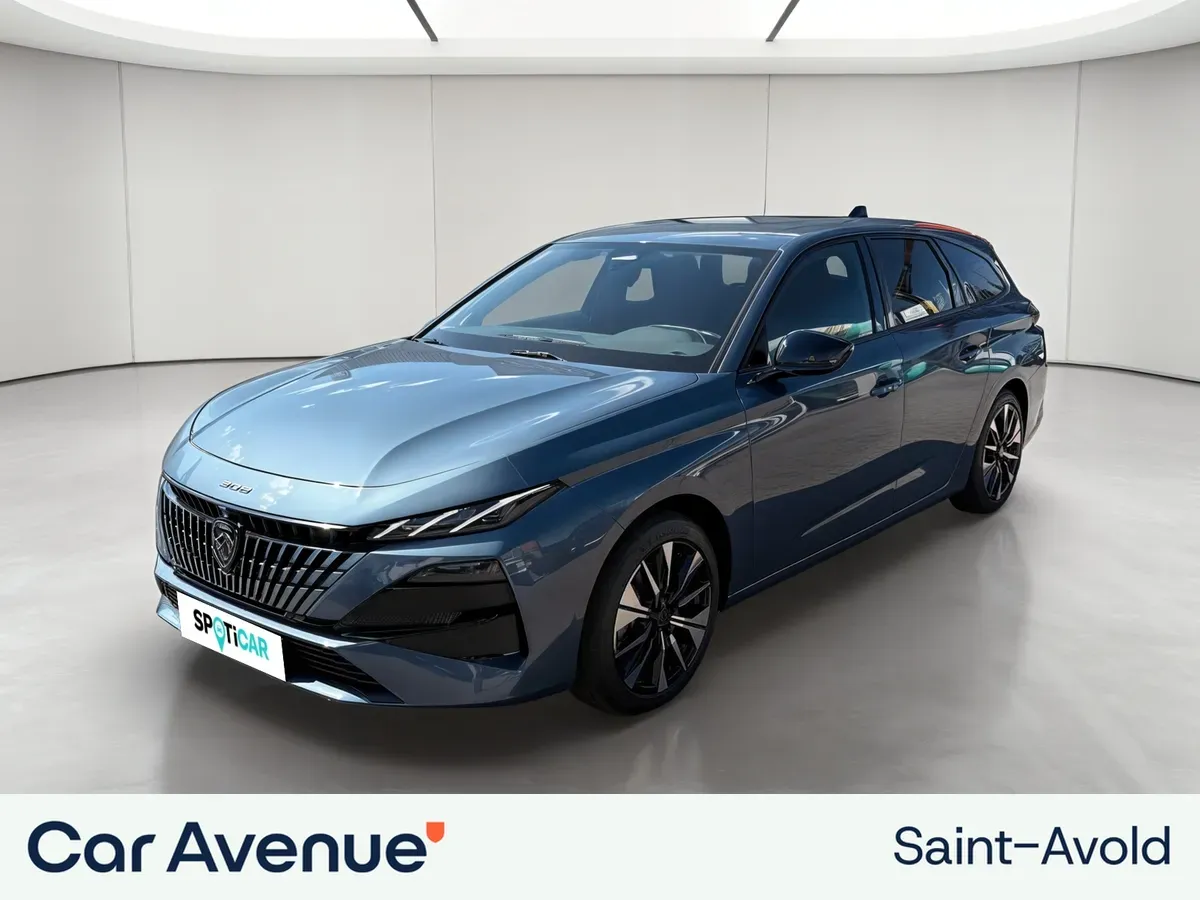 Peugeot 308 bleu ingaro neuf
