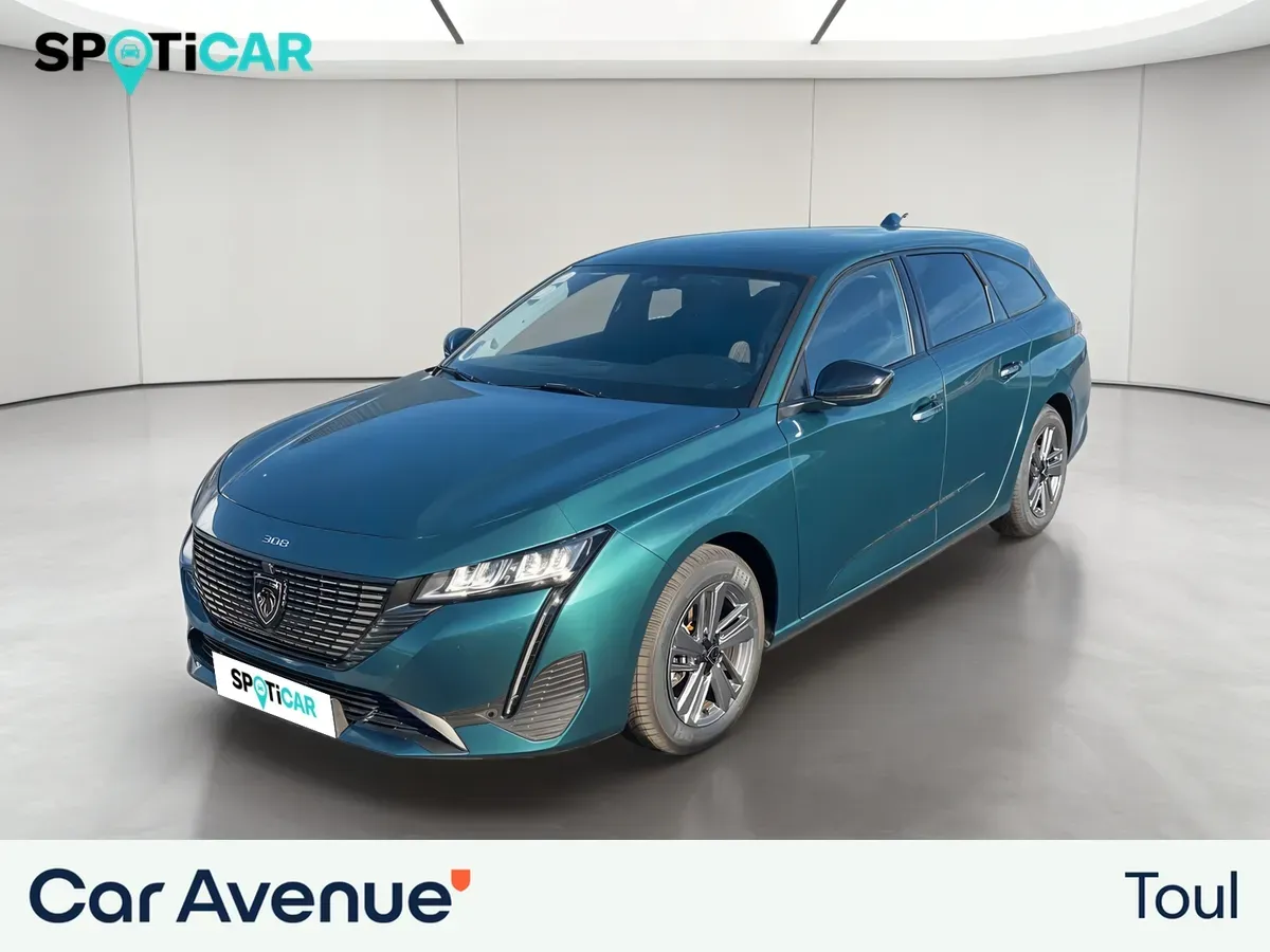 Peugeot 308 bleu d'occasion