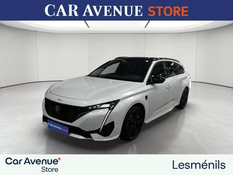 Peugeot 308 SW blanc nacre (s) d'occasion