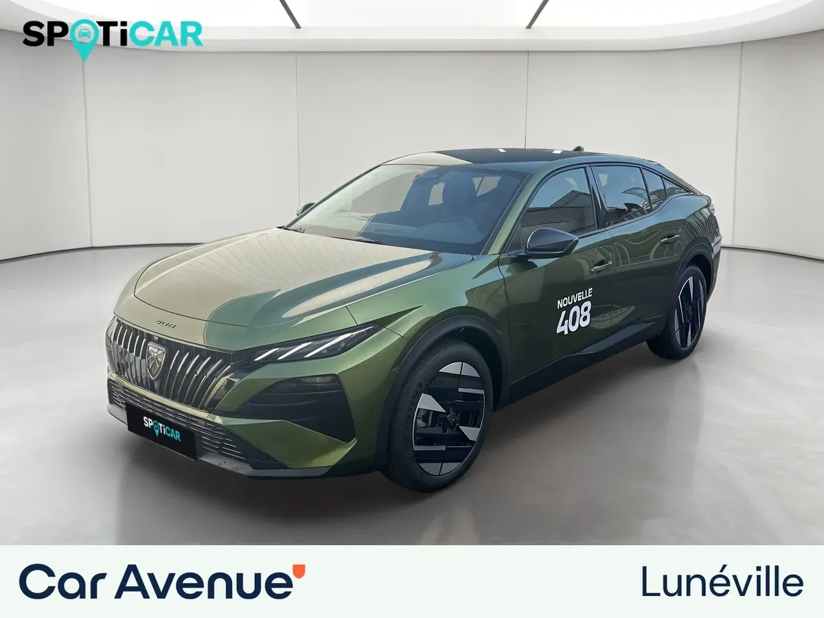 Peugeot 408 vert fascinant neuf