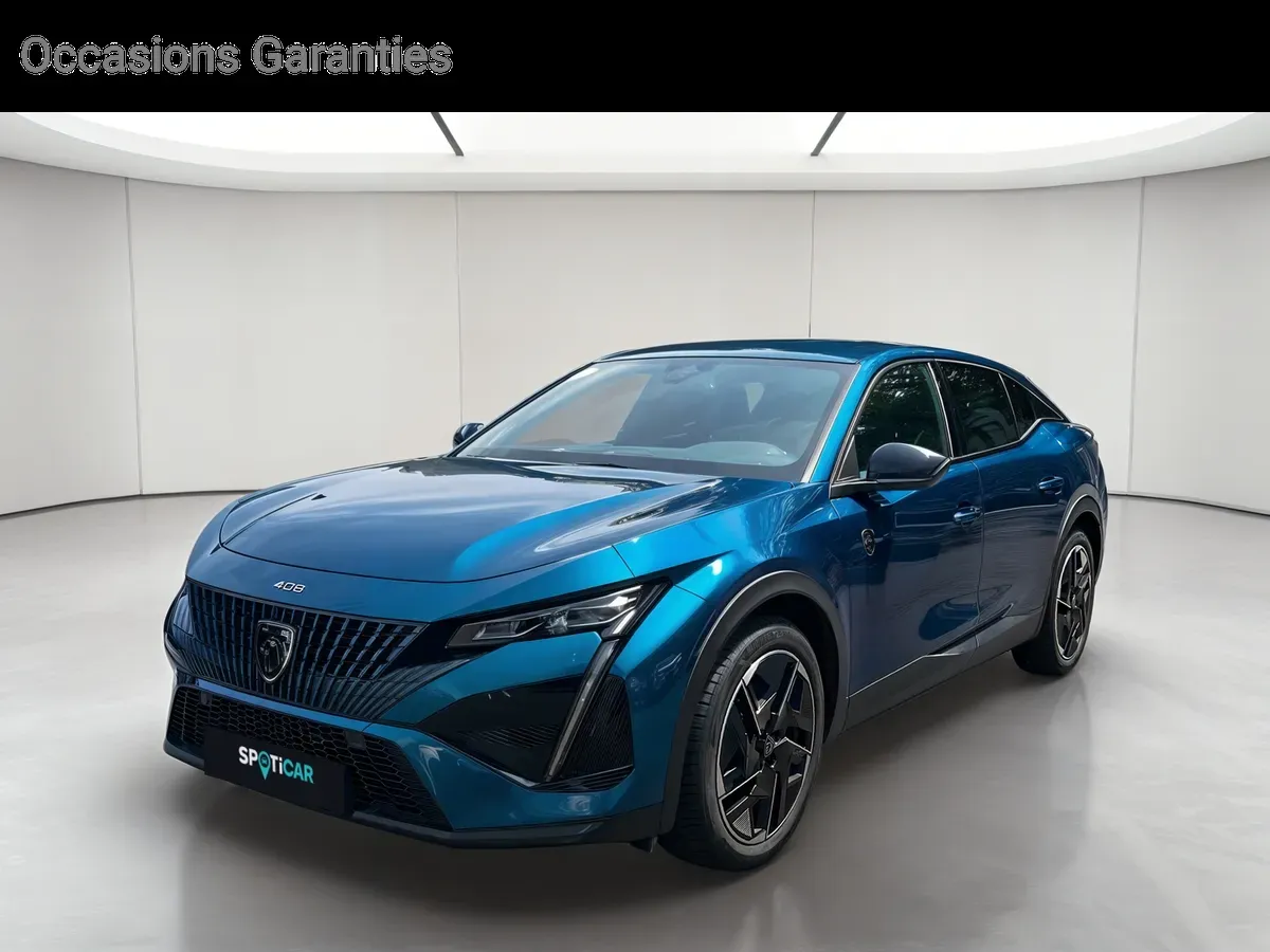Peugeot 408 bleu d'occasion