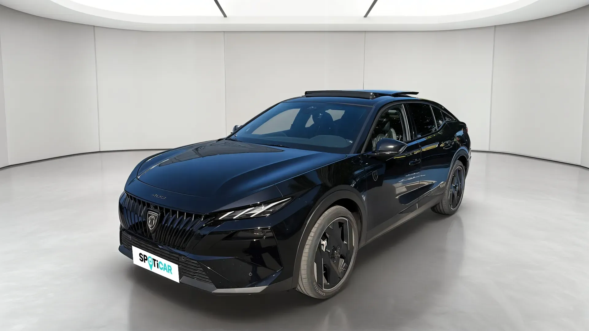 Peugeot 408 PHEV peinture métallisée noir perla nera neuf